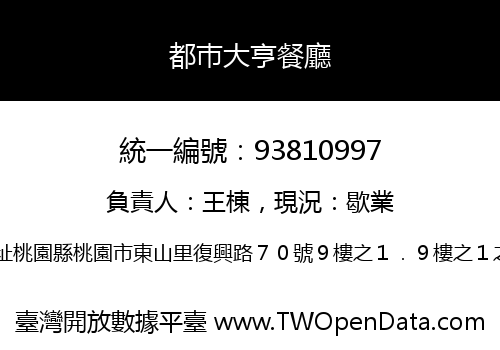 都巿大亨餐廳