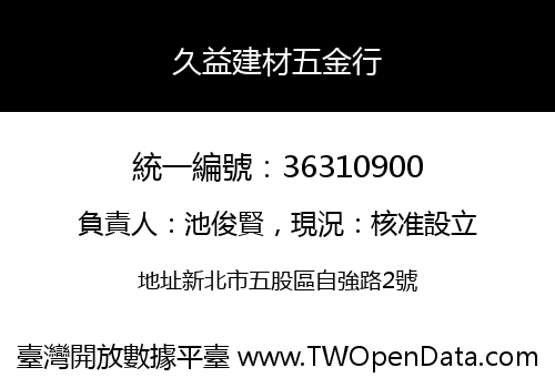 久益建材五金行