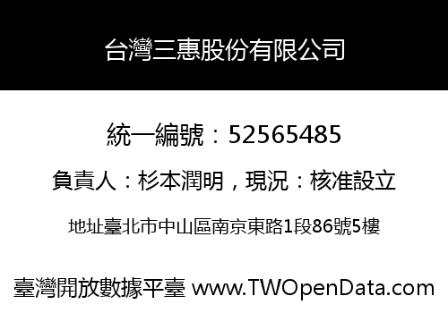 台灣三惠股份有限公司