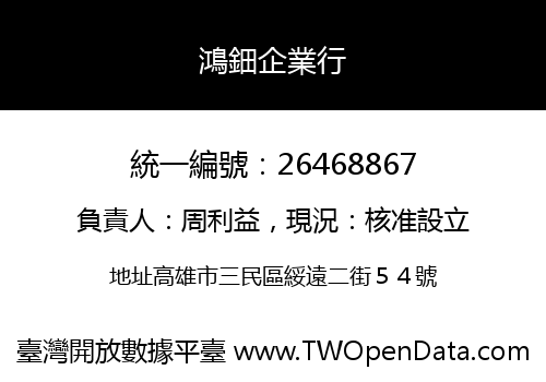 鴻鈿企業行