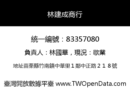 林建成商行