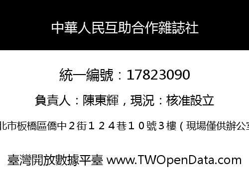 中華人民互助合作雜誌社