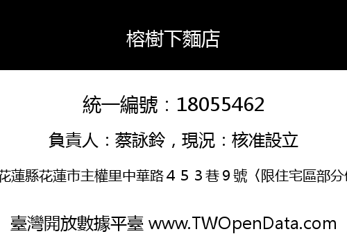 榕樹下麵店