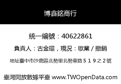 博鑫銘商行