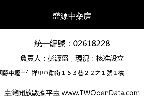 盛源中藥房