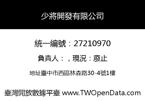 少將開發有限公司