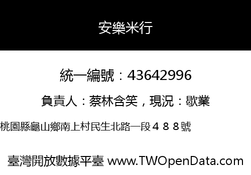 安樂米行