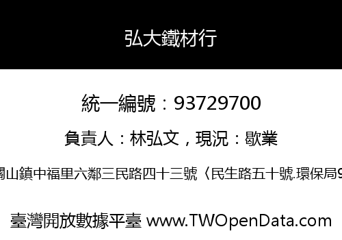 弘大鐵材行