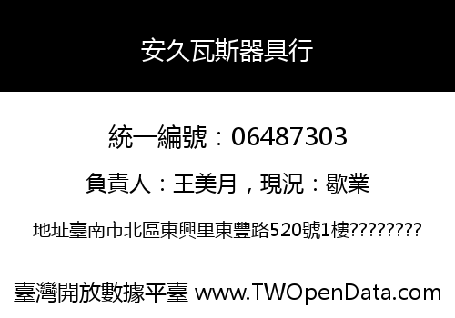安久瓦斯器具行