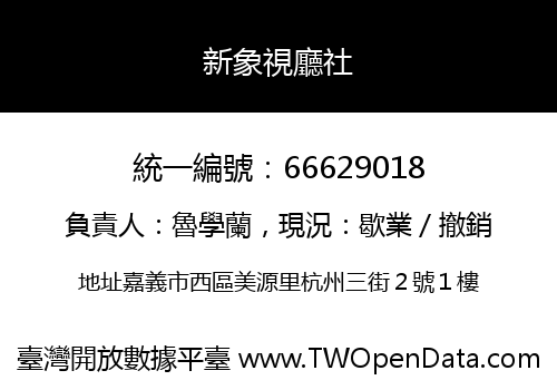 新象視廳社