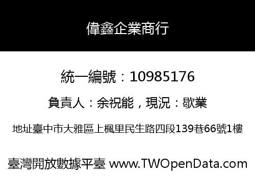 偉鑫企業商行