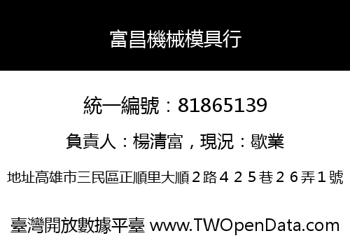 富昌機械模具行