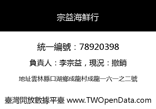 宗益海鮮行