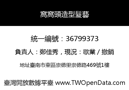 窩窩頭造型髮藝
