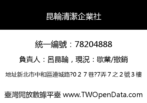 昆輪清潔企業社
