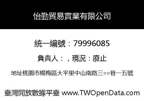怡勤貿易實業有限公司