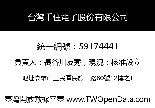 台灣千住電子股份有限公司