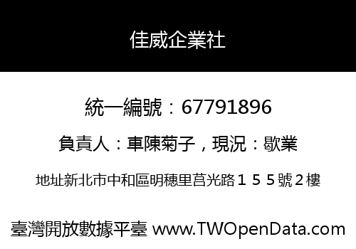 佳威企業社
