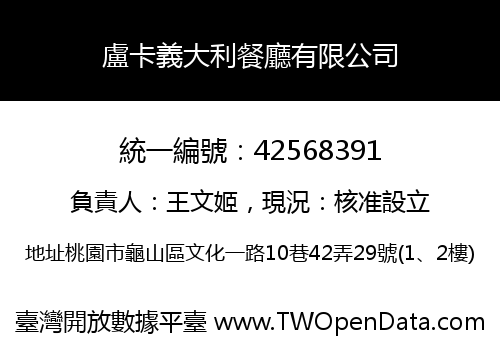 盧卡義大利餐廳有限公司