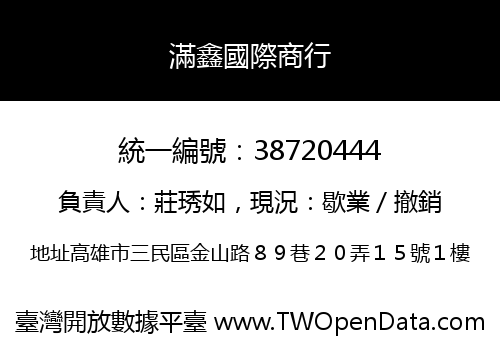 滿鑫國際商行