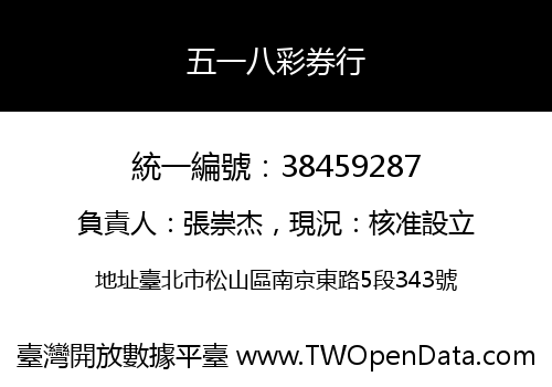 五一八彩券行