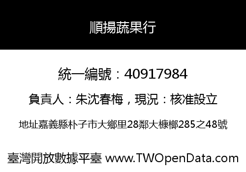 順揚蔬果行