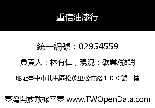 重信油漆行