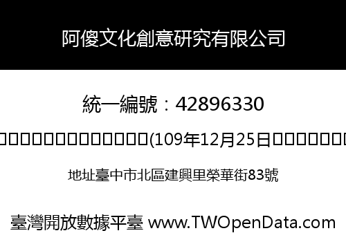 阿傻文化創意研究有限公司
