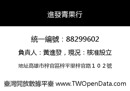 進發青果行