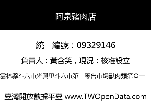阿泉豬肉店