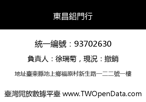東昌鋁門行