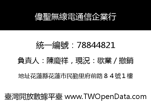 偉聖無線電通信企業行