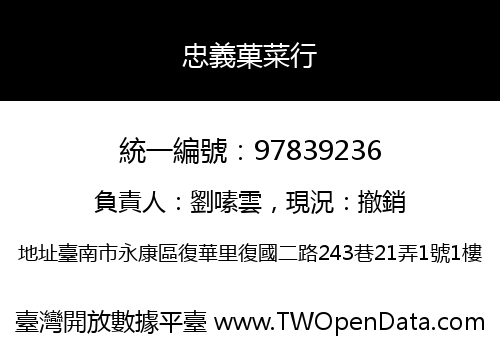忠義菓菜行