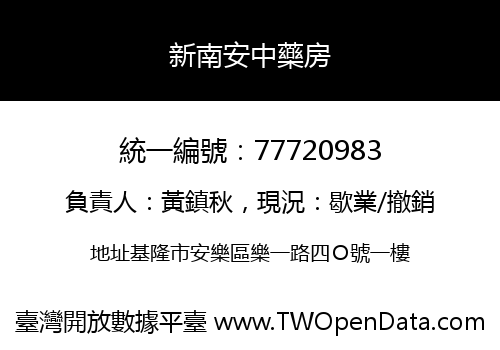 新南安中藥房