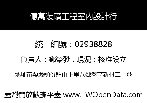 億萬裝璜工程室內設計行
