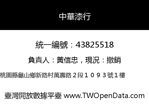 中華漆行