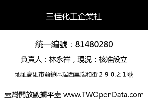 三佳化工企業社