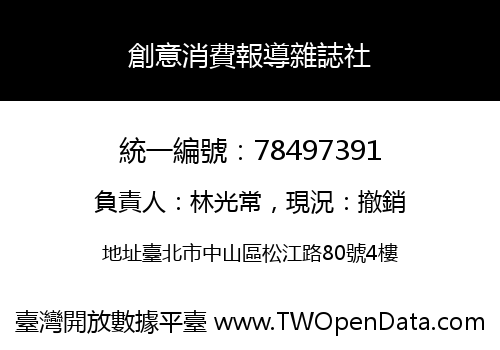 創意消費報導雜誌社