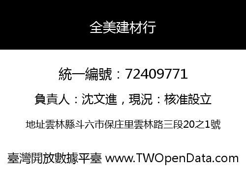 全美建材行