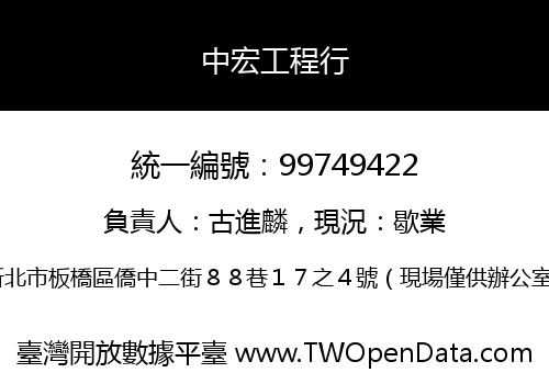 中宏工程行