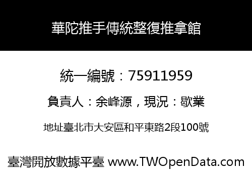 華陀推手傳統整復推拿館