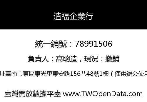造福企業行