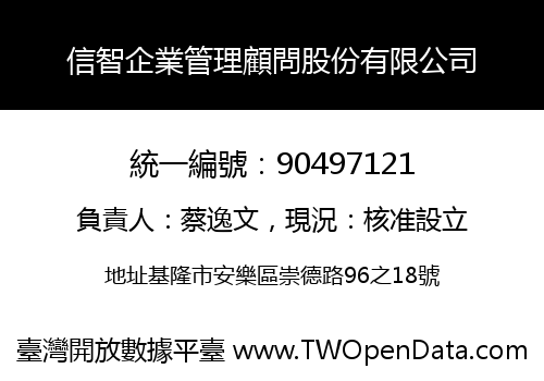信智企業管理顧問股份有限公司