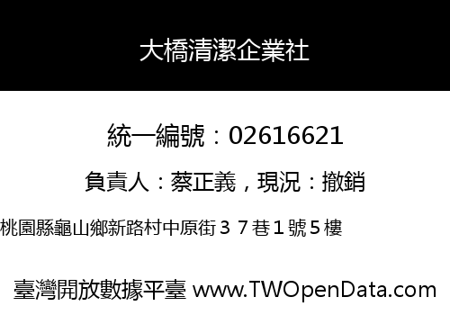 大橋清潔企業社