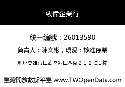 致偉企業行