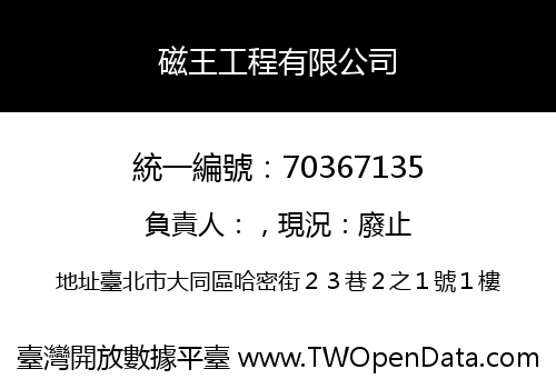 磁王工程有限公司