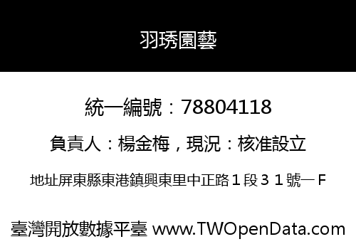 羽琇園藝