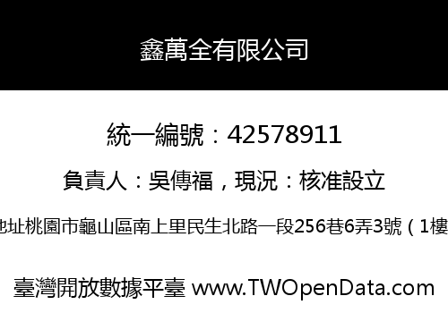 鑫萬全有限公司