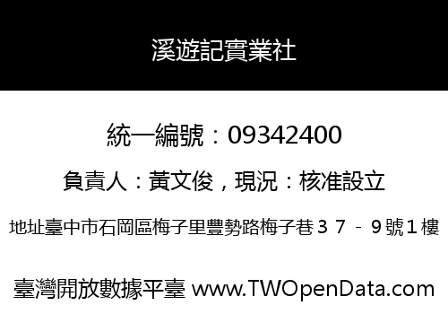 溪遊記實業社
