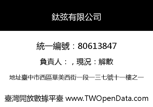 鈦弦有限公司